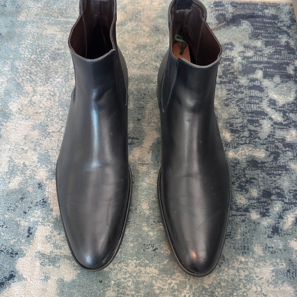 To Boot Sleek Black Leather Men's Boots